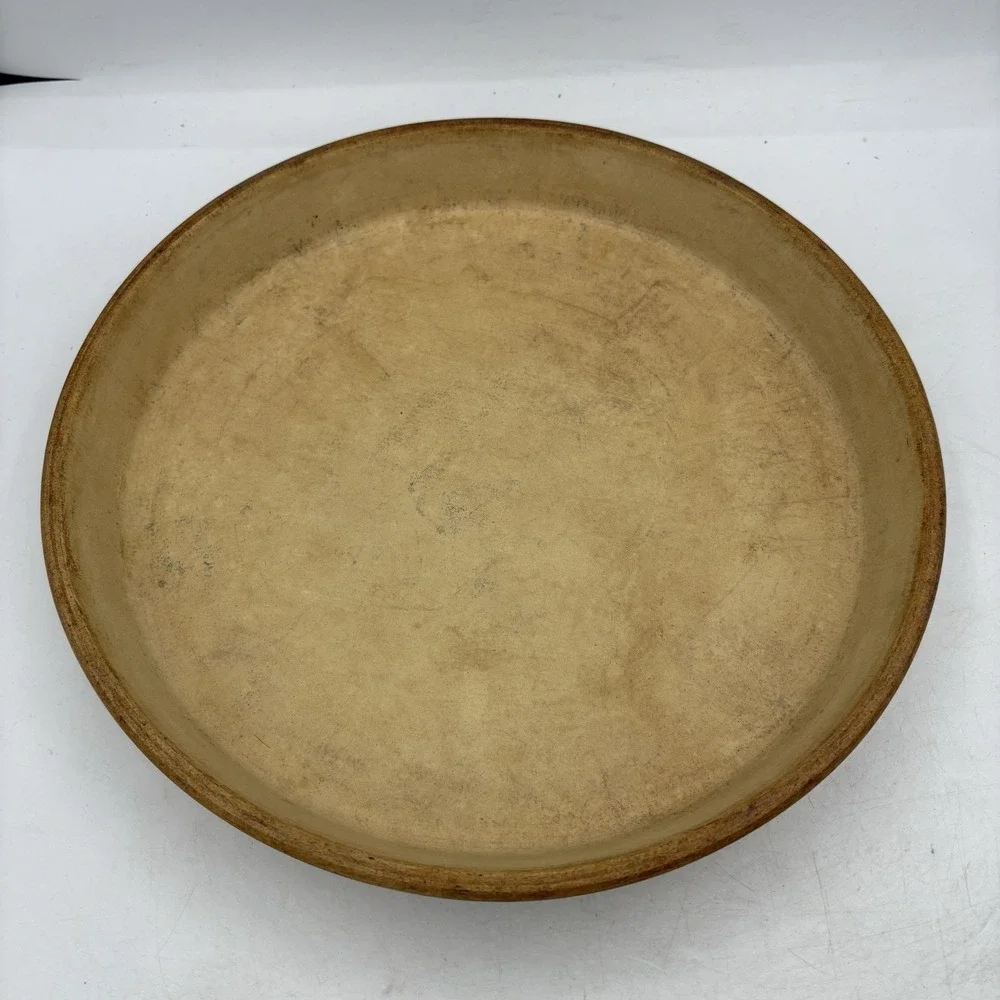 Vintage Sassafras Enterprises Stoneware Super Stone Round Deep Dish 11
